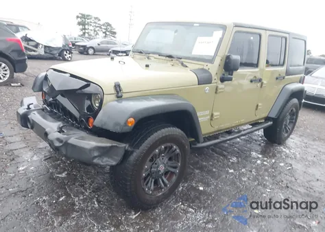 2013 Jeep Wrangler Unlimited Sport from USA, damaged, VIN 1C4BJWDG7DL572087